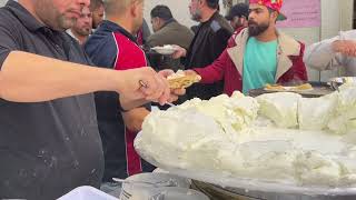 شوفوا الازدحام على اطيب كيمر عرب اكلته بحياتي هنا😍😍 سوق الصدريه في بغداد
