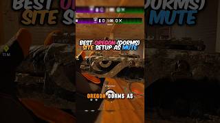 Best Oregon dorms site setup as a mute 🤩 #jynxzi #r6hub #r6siege #gaming #site