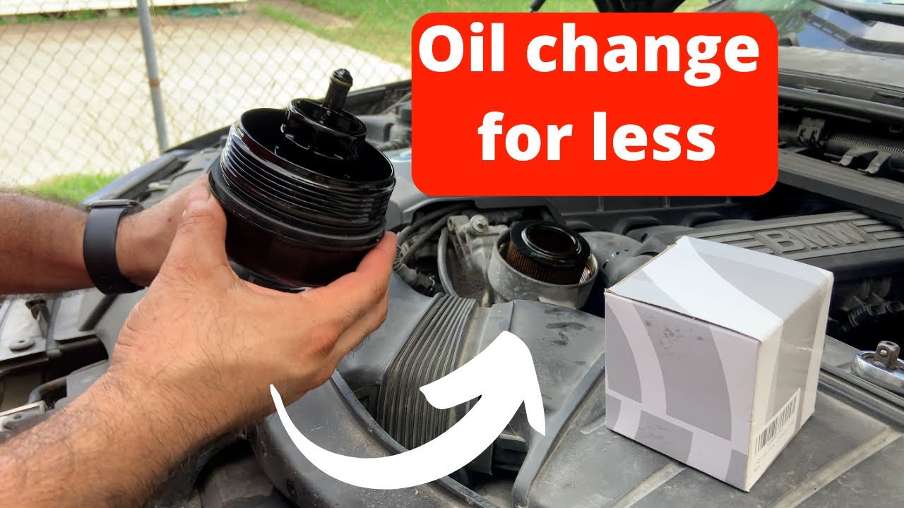 diy oil change for cheap on a bmw YouTube