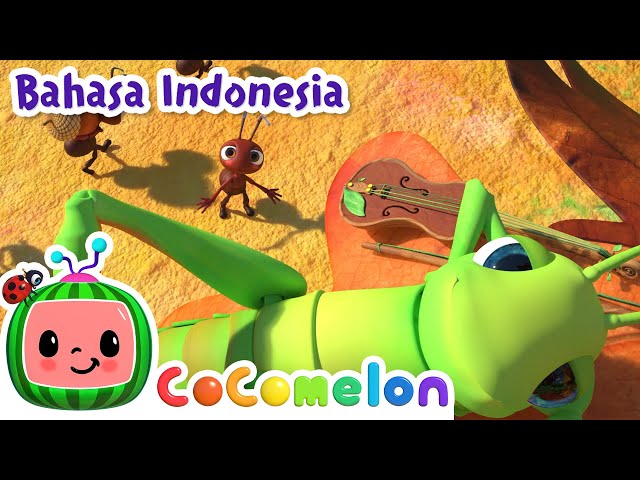 🐜Semut dan Belalang🦗 | CoComelon Bahasa Indonesia - Lagu Anak Berperilaku Baik | Nursery Rhymes🍉 class=