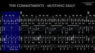 THE COMMITMENTS - Mustang Sally [GUITAR & BASS TABS]