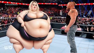 Brock Lesnar vs Girl Sumo | WWE Raw Fight