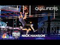 Nick hanson goes for the mega wall  american ninja warrior qualifiers 2020