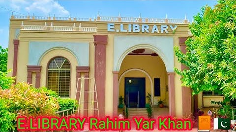 E. LIBRARY Rahim Yar Khan 📙🇵🇰