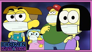 ZOMBIES 2 Flesh & Bone Parody 💥 | Stuck At Home | Broken Karaoke | Big City Greens | Disney Channel