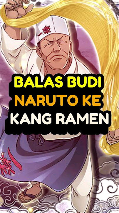 Balas Budi Naruto Ke Teuchi #anime #reviewanime #naruto