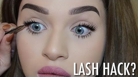 Applying False Lashes UNDERNEATH Your Own? Lash Hack?
