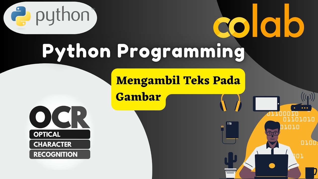 Belajar pyhton Tesseract Ocr mengambil teks pada gambar - YouTube