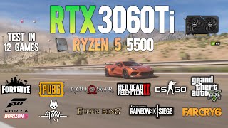 RTX 3060 Ti + Ryzen 5 5500 : Test in 12 Games - Ryzen5 5500 Gaming test
