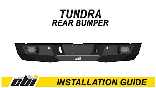 2nd Gen Toyota Tundra Rear Bumper 20142021