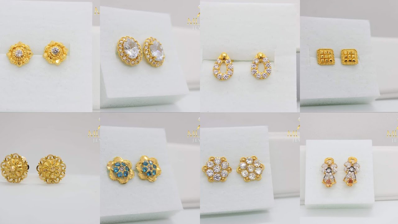 Buy Tiny Leaf Earrings in 22K at Nancy Troske Jewelry for only $495.00