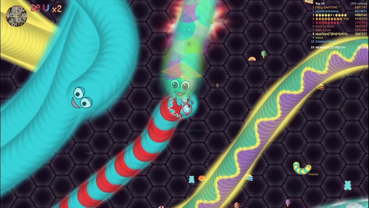 Wormate io Adventures Non Stop How To Kill Hundreds Of Bad Worms In 