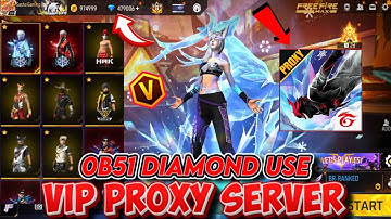 DIAMOND USE PROXY SERVER HOW TO DOWNLOAD | GAMEPLAY PROXY SERVER | VIP FFKIPAS BETA PROXY SERVER