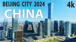 Beijing City 2024 , China 4K By Drone