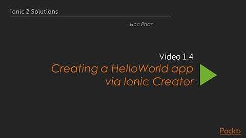 Ionic 2 Solutions [Video Course]