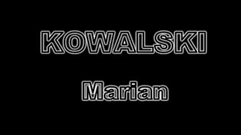 Kowalski - Marian