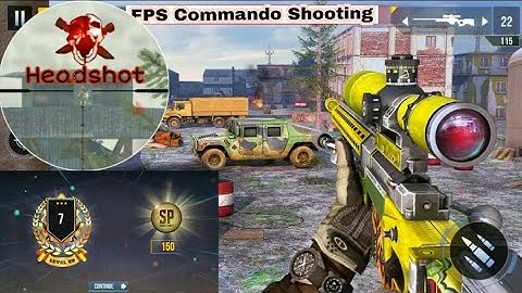 FPS Commando Shooting 3D Game__Free Games 2020 Full Gameplay#FPS#Commando#Shooting