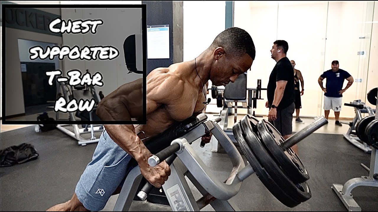 How To: Chest Supported T Bar Row - Youtube