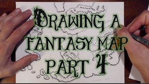 Drawing a Fantasy Map (part 4) - Forests