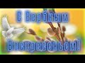 Красивое поздравление 🤩🌟 с Вербным Воскресеньем🕊🌱✨