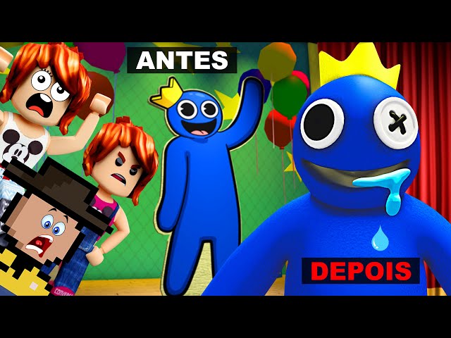 Boneco Azul Babão Game Roblox Amigos Arco-íris Pelúcia Blue