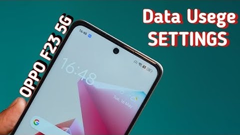 How to set data usege Oppo F23 5G, data limit Kaise lagaen