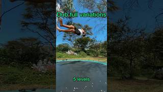 Double full variations #flip #flipping #flipchallenge #quickflip