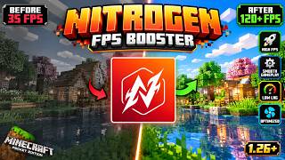 Nitrogen FPS Booster for Minecraft Bedrock 1.26  | Reduce Lag & Boost FPS in MCPE!