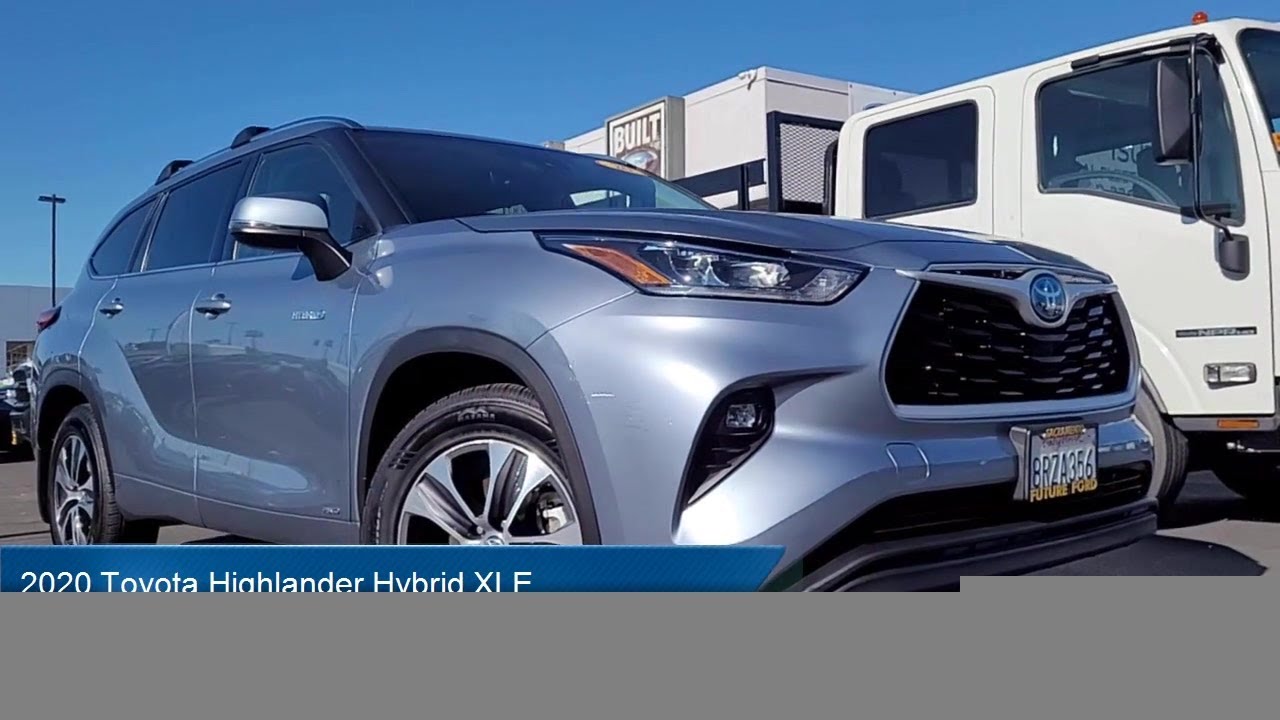 2020 Toyota Highlander Hybrid XLE Sport Utility Sacramento Roseville ...