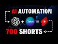 I made 700 monetizable youtube shorts for faceless channel in 18 minutes using ai automation