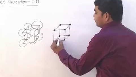 NCERT Question 1.11 Solid State