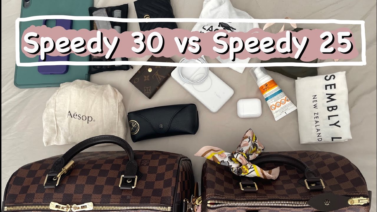 Louis Vuitton Speedy 25 vs 30 - Which One Is Right For You? - Christinabtv