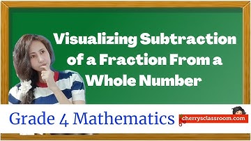 Visualizing Subtraction of a Fraction From a Whole Number / Tagalog