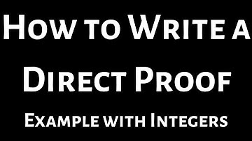 How to Write a Direct Proof (Example with Integers: If a|b then a^2|b^2)