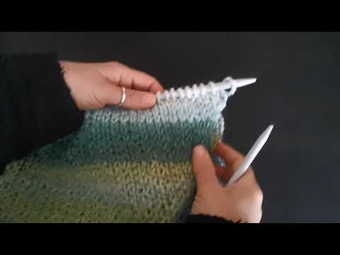 Come fare lo scalfo, lavora a maglia semplice teoria e pratica #knitting