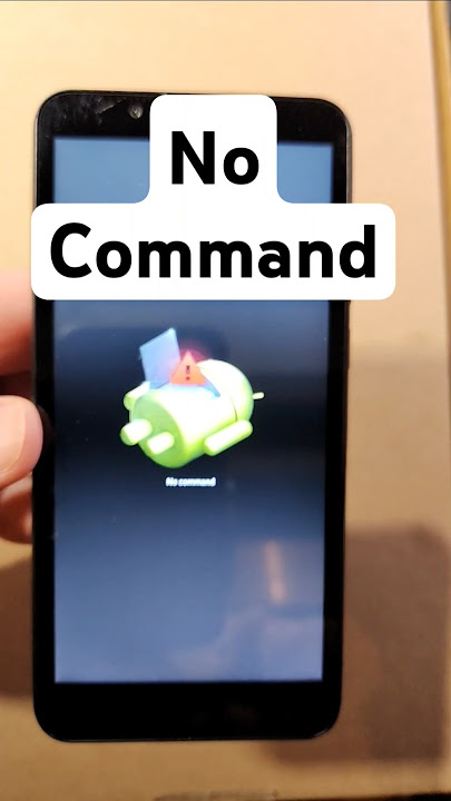 Stuck on No Command or Fallen Android - Easy Fix