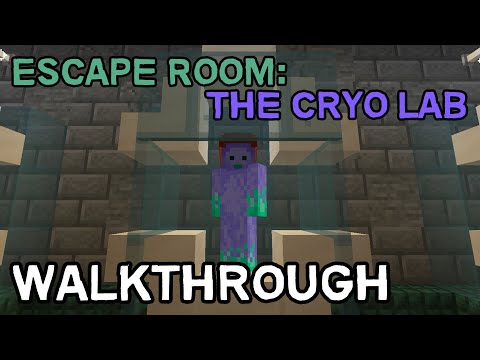 Escape the Cryo Lab Walkthrough | Minecraft Escape Room Adventure Map