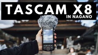 Field Recording with the Tascam X8! Capturing the Sounds of Nagano