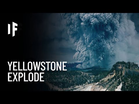 Vídeo: Caldeira de pedra amarela. Possível erupção do vulcão Yellowstone (Wyoming)