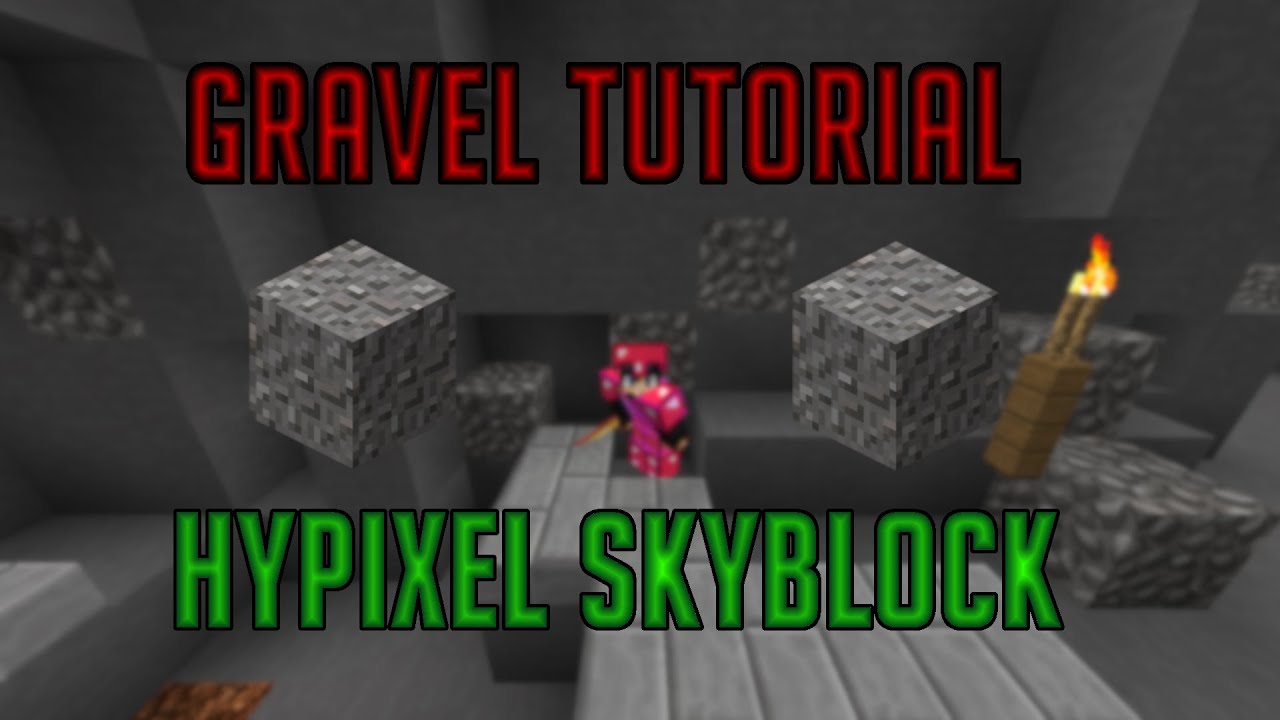 How To Get Gravel In Skyblock