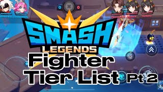 Smash Legends Tier List: Fighter Characters Pt 2