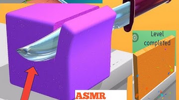 ASMR Slicing All Levels! New game ASMR Slicing WORLD RECORD