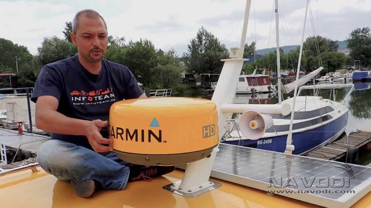 Centimeter Tage med besøgende GARMIN Radar GMR 18HD - YouTube