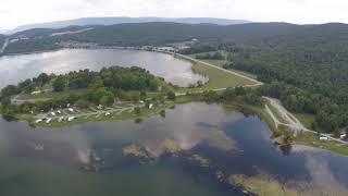 Drone Video:  Interstate 24 Rest Area Just West Of Chattanooga Tennessee.