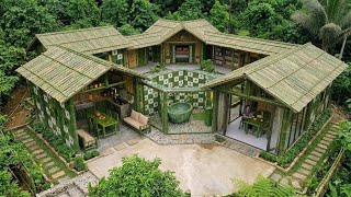 A young woman left everything behind to build a truly magical bamboo house.