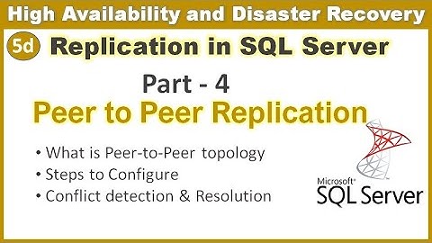 Replication in SQL server - Part 4 || Peer to Peer Replication || Ms SQL