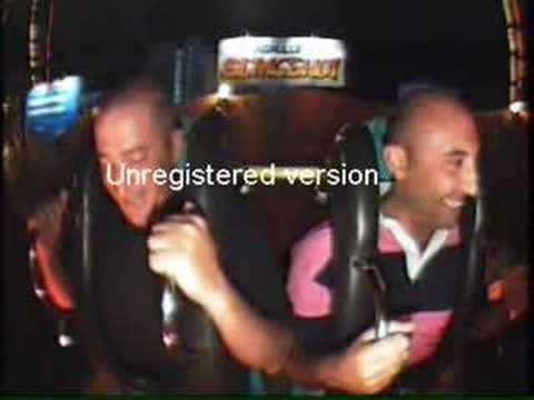 ciccio e robert sullo slingshot a magaluff