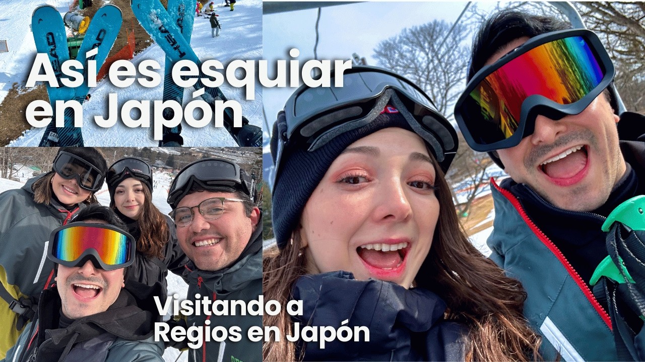 Así es esquiar en Japón