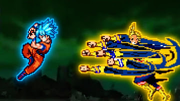 Goku DBS V3 (all form) VS All Might V2 in Jump Force Mugen 🔥