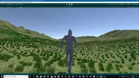 Unity Test - Third Person Character Movement / Simple Terrain